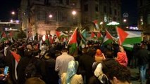 İsrail Askerlerinin Mescid-i Aksa Baskını Protesto Eylemi
