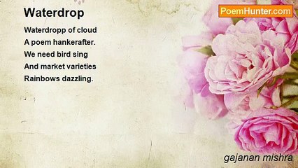 gajanan mishra - Waterdrop