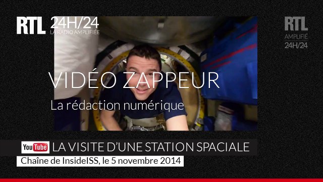 Il fait visiter en apesanteur la station spatiale internationale