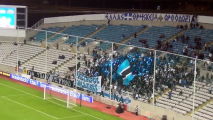 Oι οπαδοί του Απόλλωνα στη Νότια κερκίδα