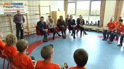 Sfeerimpressie bezoek Koningin Maxima - RTV Noord