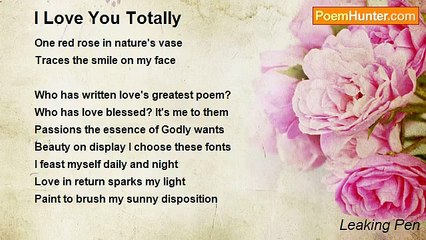 Leaking Pen - I Love You Totally