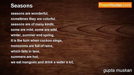 Discover the Beauty of the Seasons with Gupta Muskan 🌸