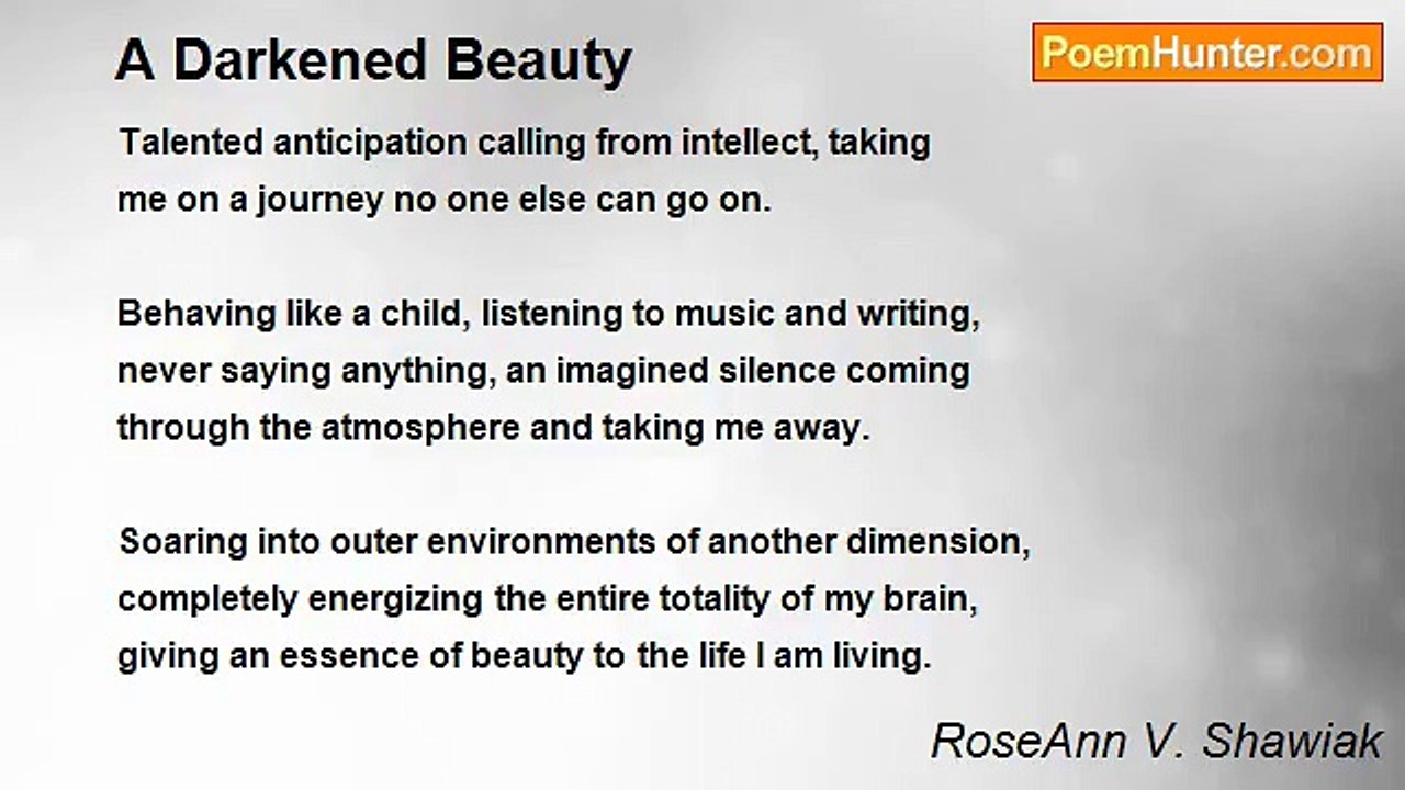 RoseAnn V. Shawiak - A Darkened Beauty