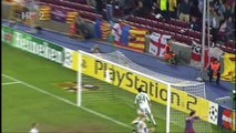 Barcelona - Panathinaikos 5-0, Messi - first goal in CL, 02.11.2005. HD