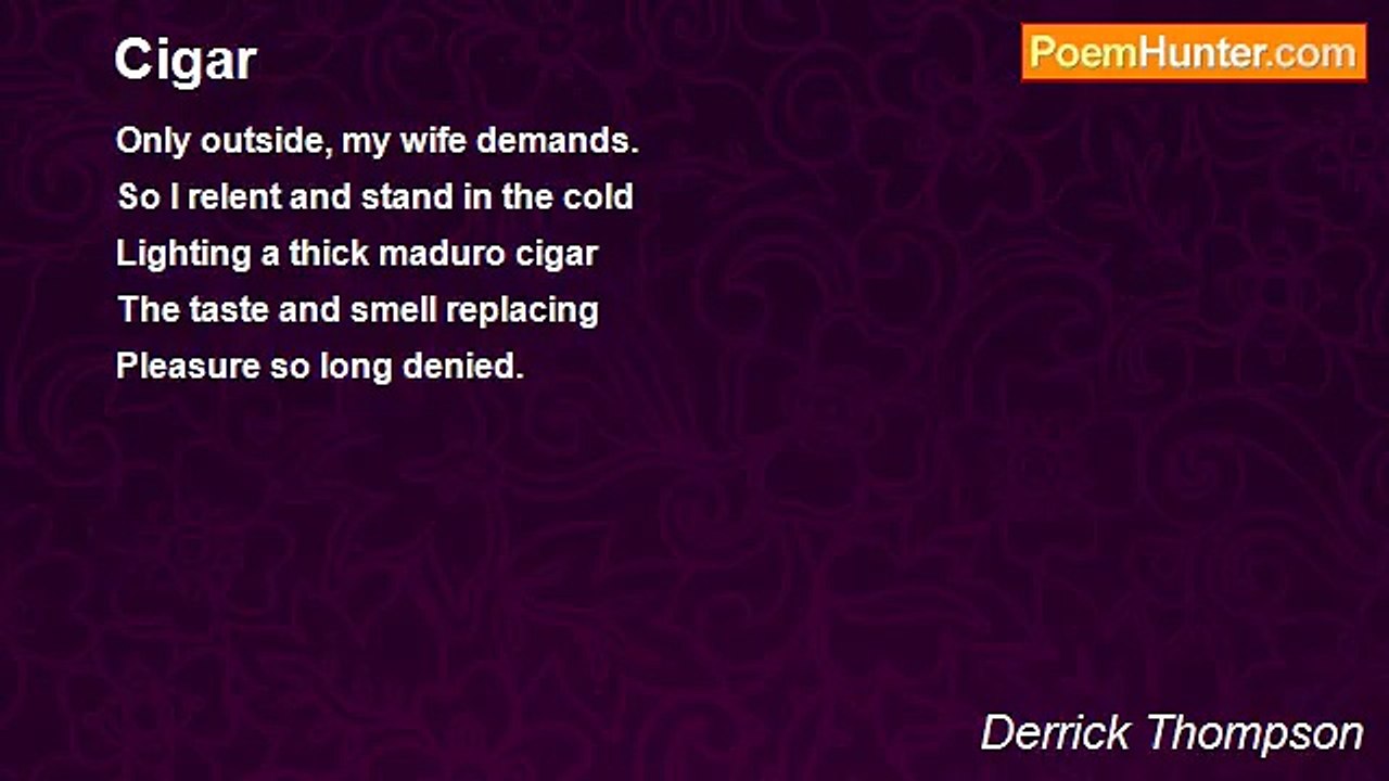 Derrick Thompson - Cigar
