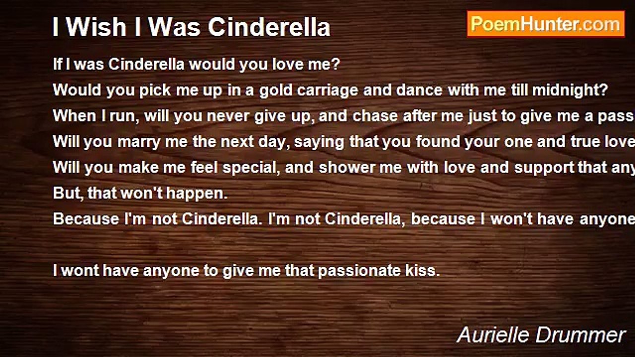 Aurielle Drummer - I Wish I Was Cinderella