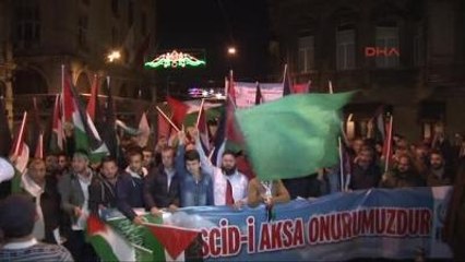 İsrail'in Mescid-İ Aksa Müdahalesini Protesto