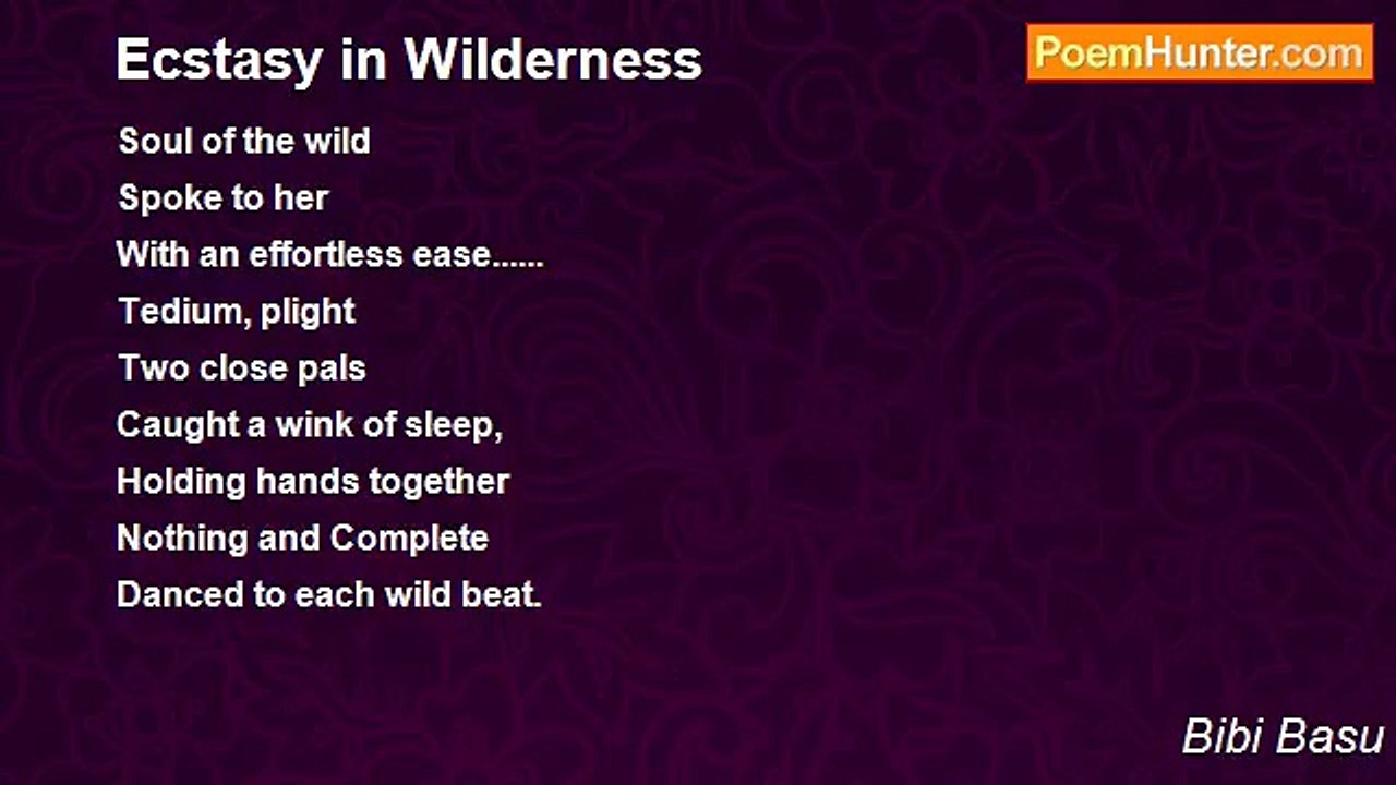 Bibi Basu - Ecstasy in Wilderness