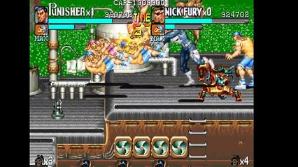 Longplay Detente The punisher [Arcade] Joueur1973 et Narusnake