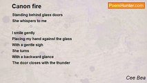 Cee Bea - Canon fire