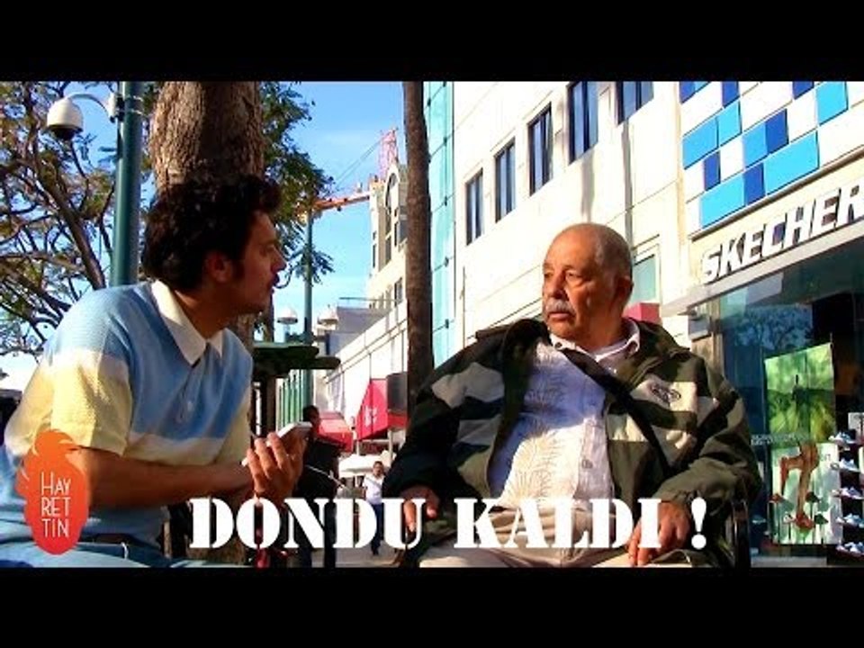 Hayrettin dondu kaldı !