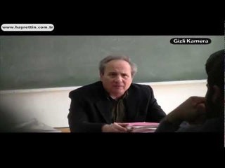 Erol Büyükburç Marmara Üniversitesi'nde tarih dersine girdi !