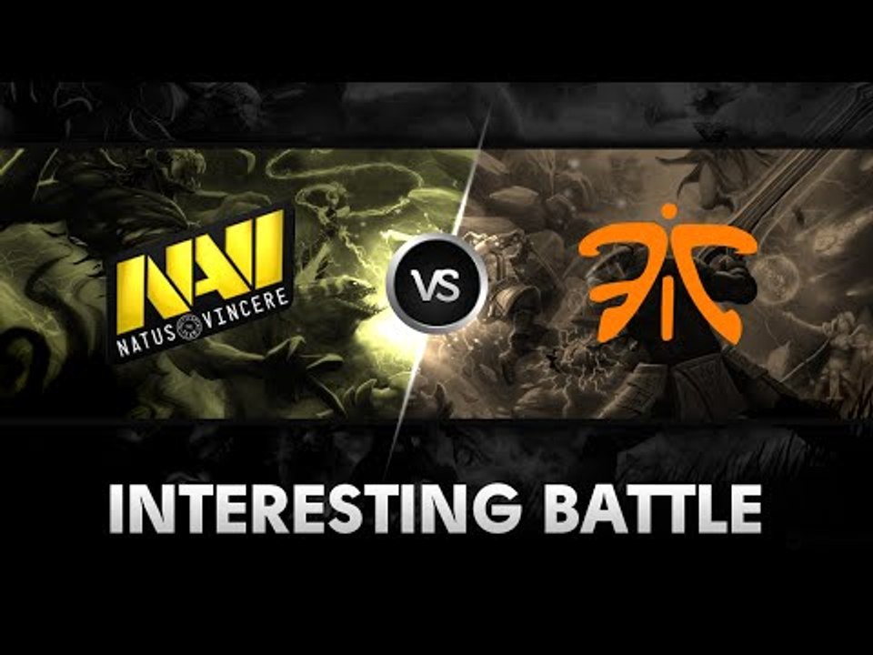 Interesting battle by Na'Vi vs Fnatic @Starseries X Europe