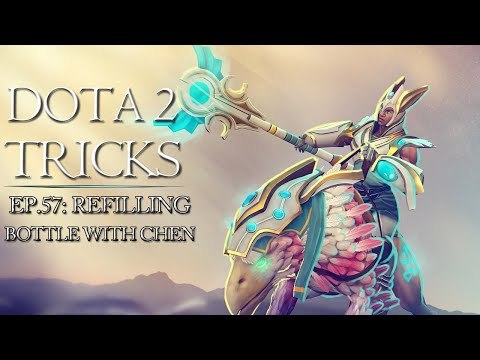 Dota 2 Tricks - Refilling Bottle With Chen