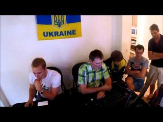 v1lat, XBOCT, Dendi and n0point commenting Na`Vi.US match @ The Summit 2014