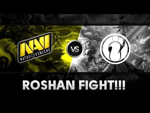 Amazing roshan fight by Na`Vi vs iG @ SLTV 9 Finals