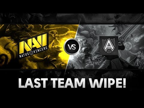 Last team wipe! by Na'Vi vs Alliance @ D2 Champions League S2 - Semi Final