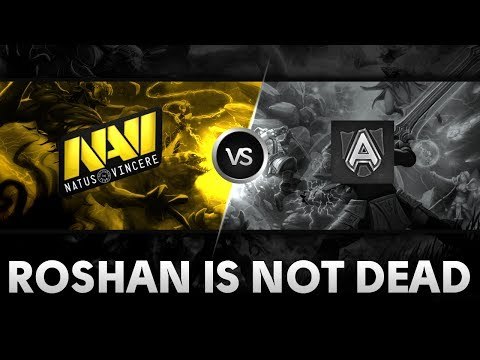 Roshan is not dead! Na'Vi vs Alliance @ D2 Champions League S2