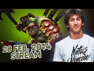 Dota 2 Stream: Na`Vi Dendi - Pudge (Gameplay & Commentary)