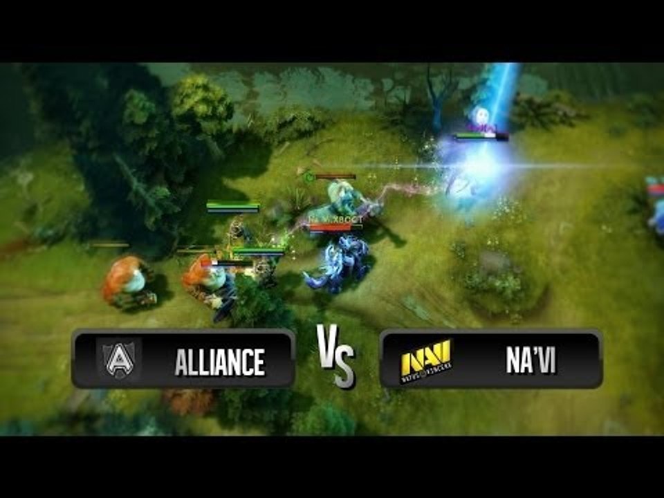 Chase, fight and escape by Na'Vi vs Alliance @ Starladder 8