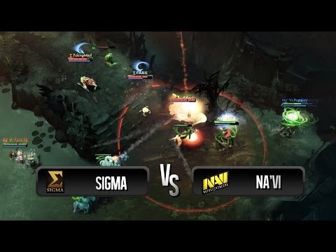 Teamwipe by Na'Vi vs Sigma @ Dota 2 Champions League