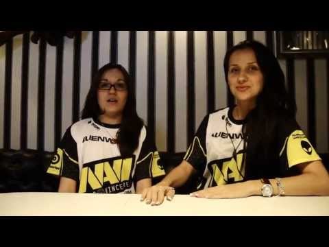 Interview with Na`Vi.Ladies @ Female Dota 2 tournament (with English subtitles)