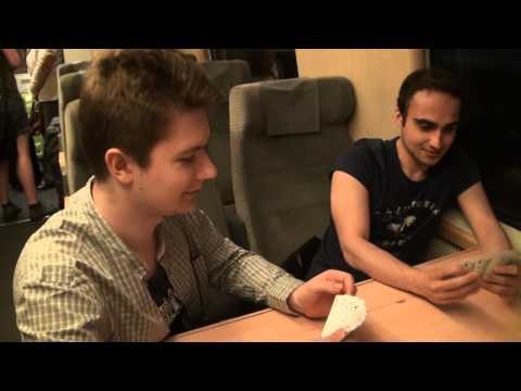Puppey, KuroKy and yolo)Ash playing cards @ DreamHack Summer 2013