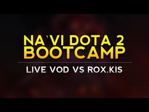 Na`Vi.Dota 2 vs ROX.KiS @ live VOD from bootcamp