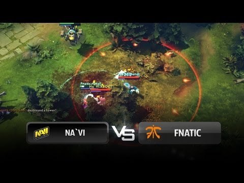 Na`Vi teamfight vs Fnatic @ Quarterfinals - RaidCall EMS One