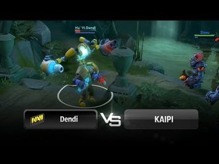 Dendi gets Firstblood & Denied @ EIZO DOTA2 Cup