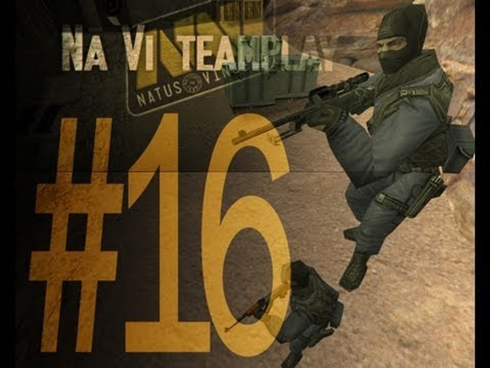 Na`Vi teamplay @ de_dust2: A-plant defence #16