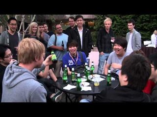iG.ChuaN, Valve guy and Chinese play drinking game @ The International 2