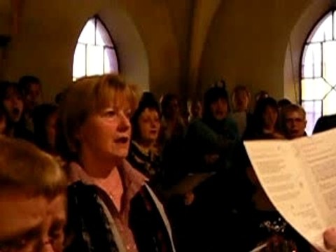 Mariage d'Elise avec notre Chorale CLAS.