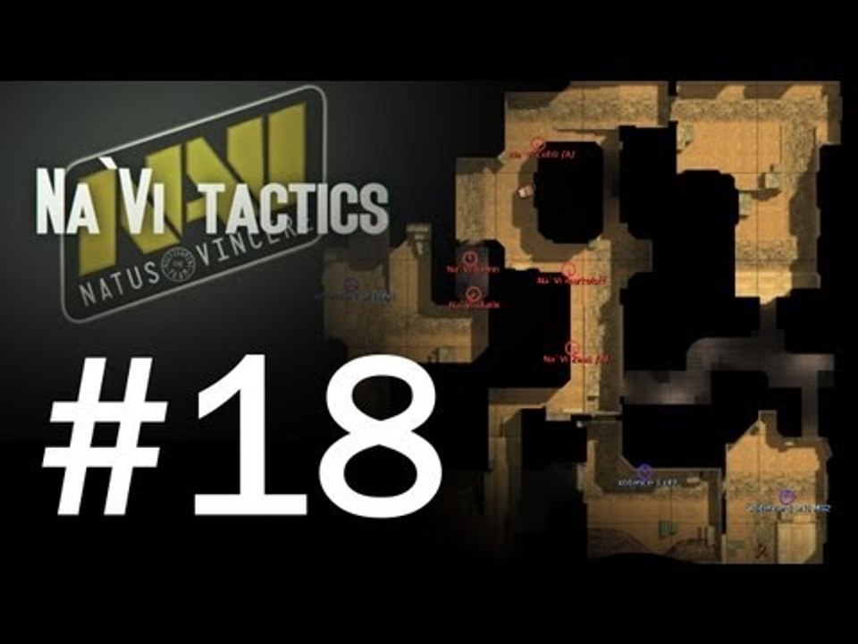 Na`Vi tactics @ de_dust2: A-plant takeover #18