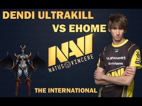Dendi ultrakill on EHOME @ The International 2012