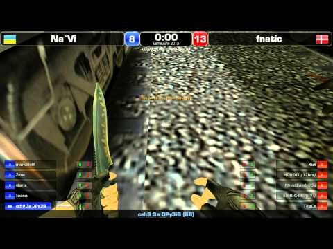 Na`Vi vs fnatic - de_train (part 2) @ GameGune 2012