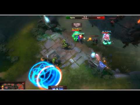 Dendi, XBOCT & Puppey vs Dignitas @ The Defense