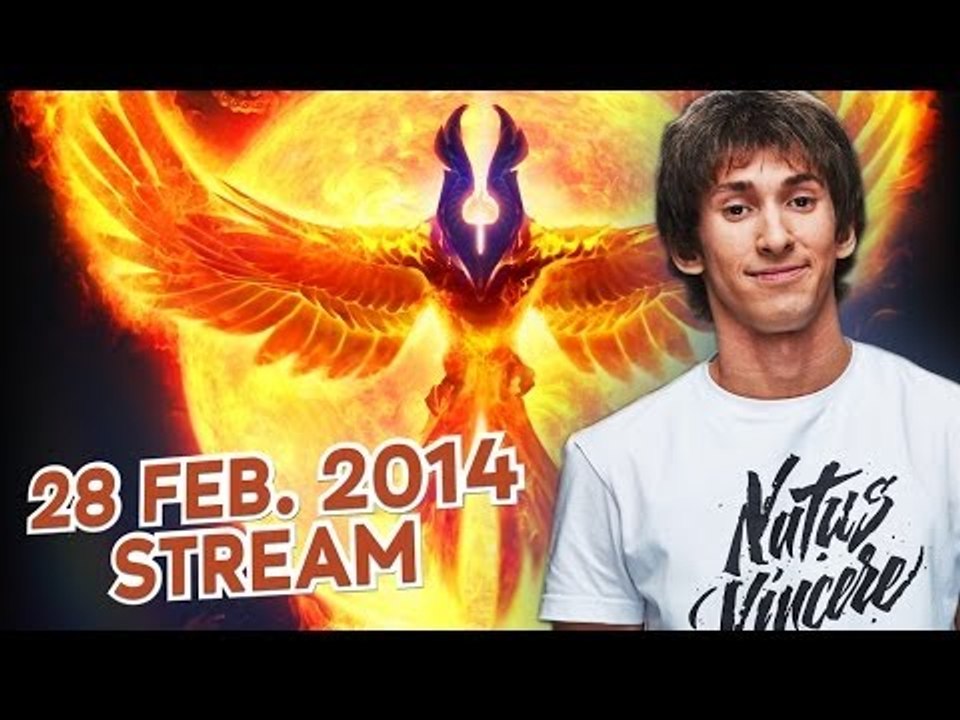 Dota 2 Stream: Na`Vi Dendi - Phoenix (Gameplay & Commentary)