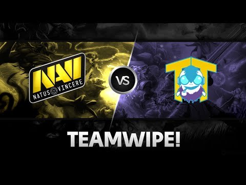 Teamwipe by Na`Vi vs Team Tinker @ D2CL S4 Lan-Finals
