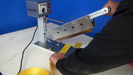 Machine à découper les sangles à chaud