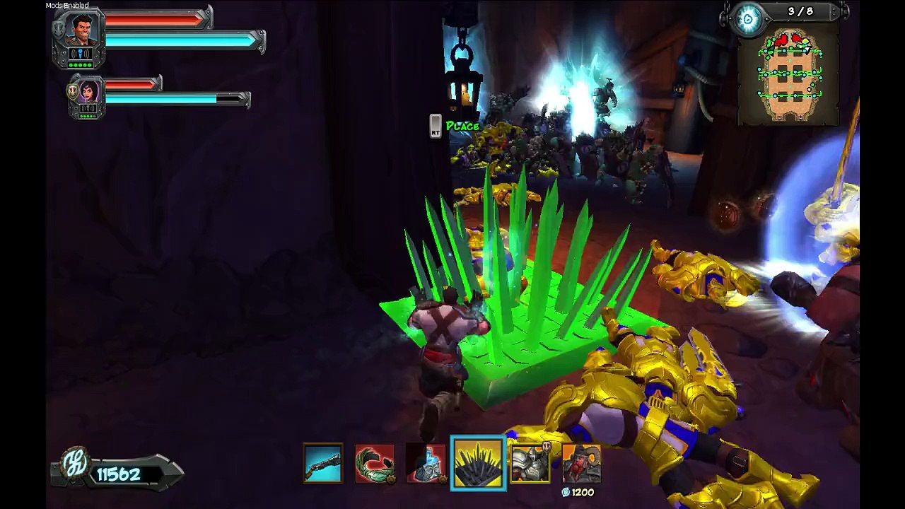 Orcs Must Die! 2 Endless Mode Let's Play / PlayThrough / WalkThrough Part - Playing As The War Mage