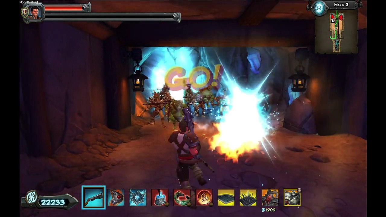 Orcs Must Die! 2 Endless Mode Let's Play / PlayThrough / WalkThrough Part - Playing As The War Mage