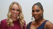 Serena Williams and Caroline Wozniacki Awkwardly Try to Avoid Interview