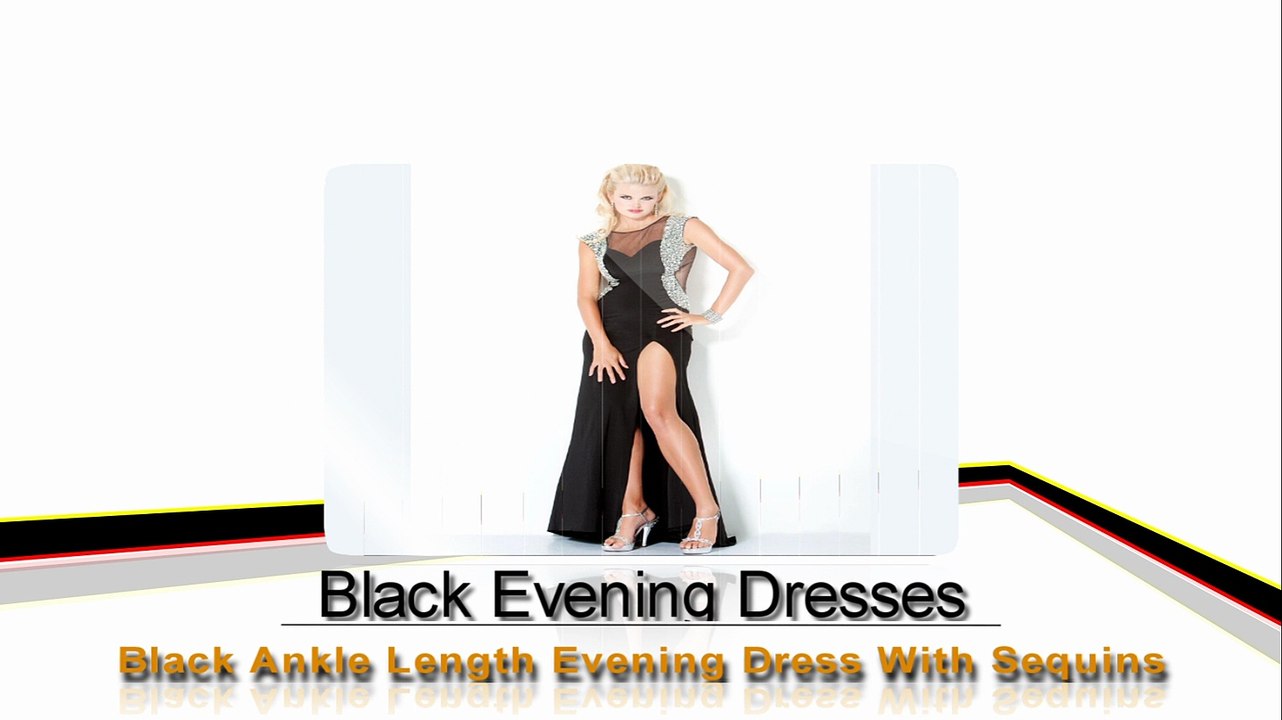2014 Black Evening Dresses