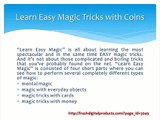 Learn Easy Magic Tricks with Coins - Learn Easy Magic