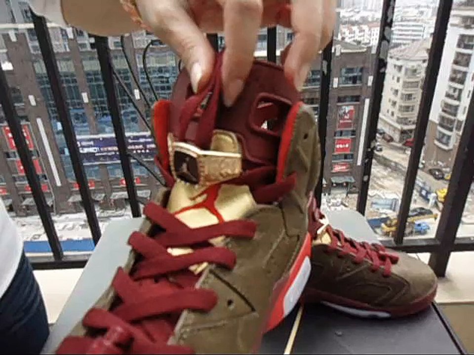 2014 Authentic Air Jordan 6 Championship Cigar Shoe Reviews