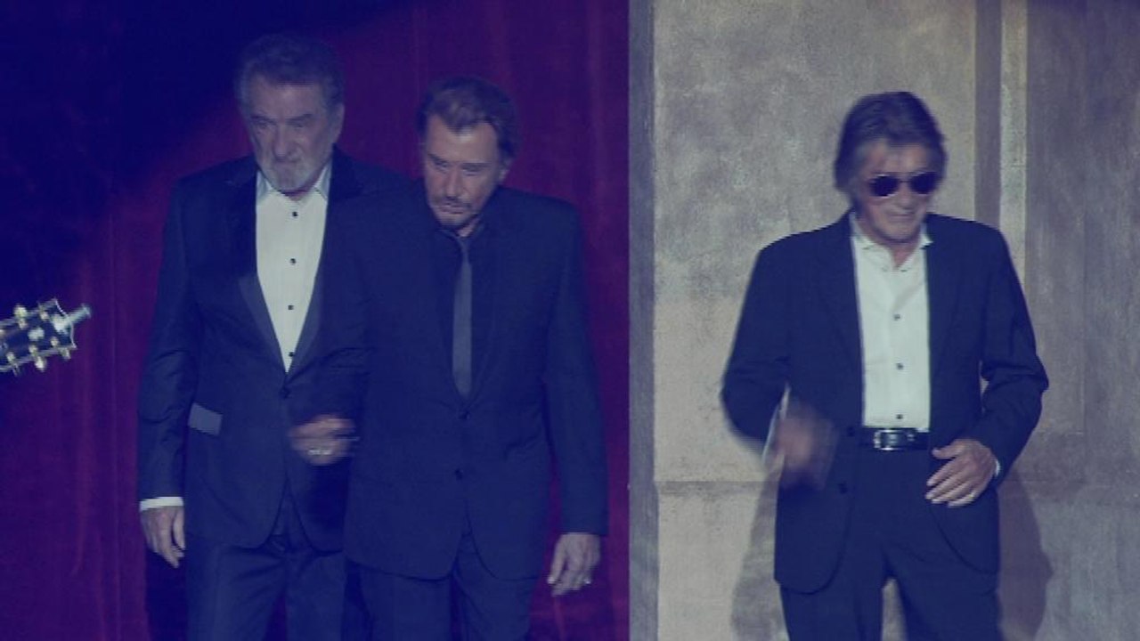 Hallyday, Dutronc, Mitchell: les "Vieilles Canailles" sur la scène de Bercy