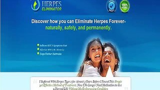 Herpes Eliminator Review - The Herpes Eliminator PDF