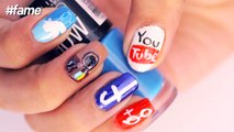 Social Media Nail Art _ Themed Nail Art